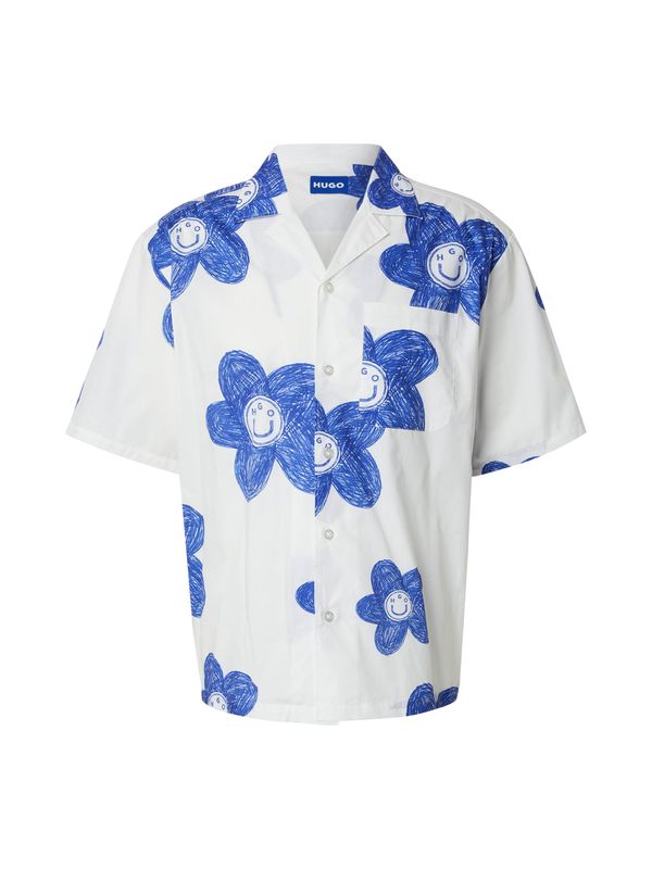 HUGO HUGO Košulja 'Eligino'  plava / bijela