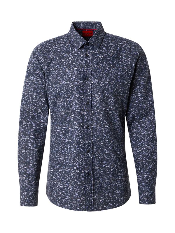 HUGO HUGO Košulja 'Elisha02'  mornarsko plava / bijela