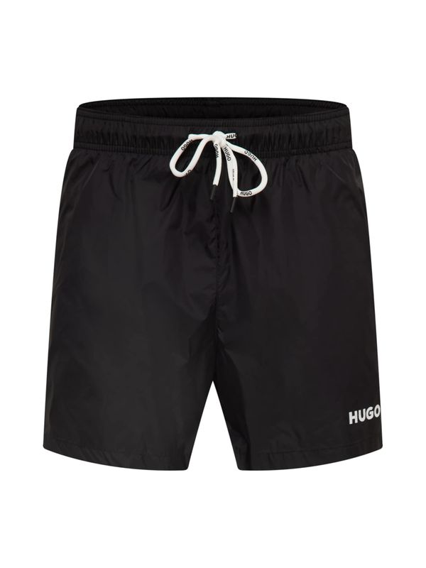 HUGO HUGO Kupaće hlače 'Haiti'  crna / bijela