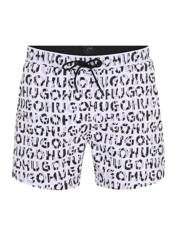 HUGO HUGO Kupaće hlače 'TORTUGA'  lila / svijetloljubičasta / crna