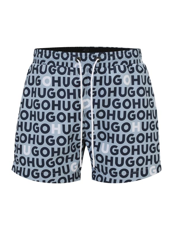 HUGO HUGO Kupaće hlače 'TORTUGA'  mornarsko plava / golublje plava / bijela