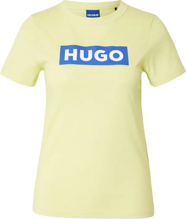 HUGO HUGO Majica 'Classic'  kraljevsko plava / limeta / bijela