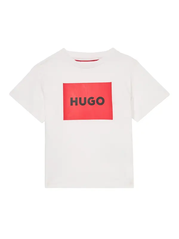 HUGO HUGO Majica  crvena / crna / bijela
