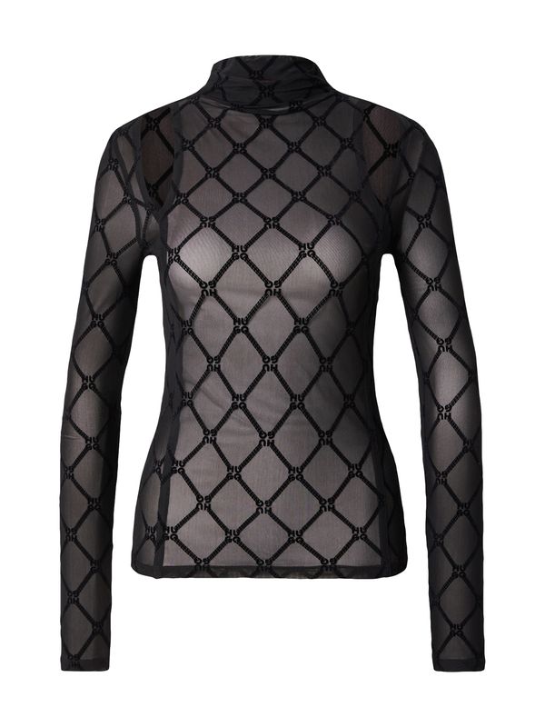 HUGO HUGO Majica 'Daveria'  crna