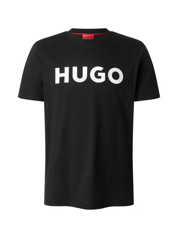 HUGO HUGO Majica 'Dulivio'  crna / bijela