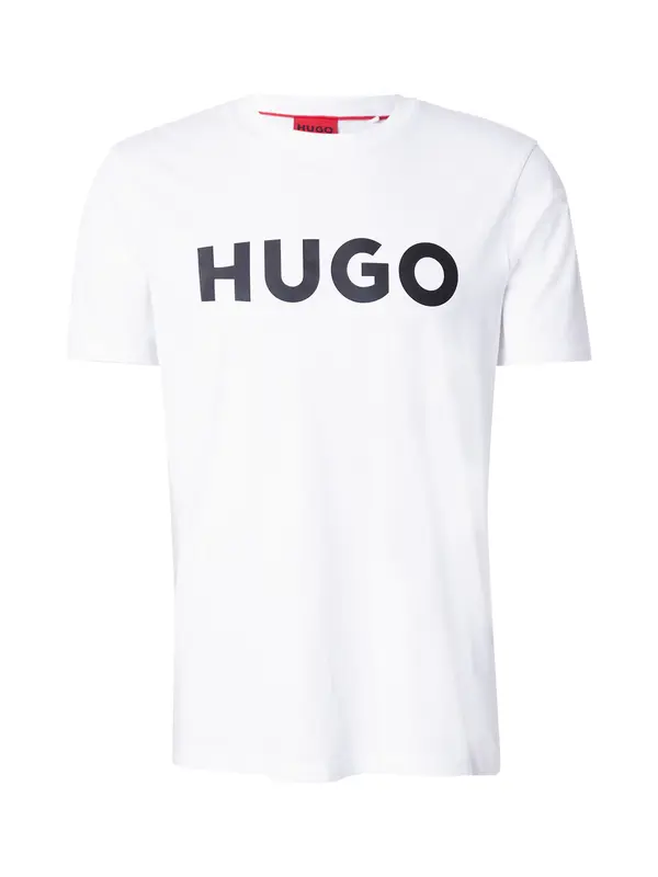 HUGO HUGO Majica 'Dulivio'  crna / bijela