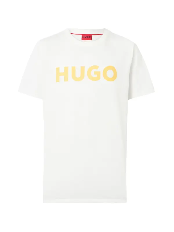 HUGO HUGO Majica 'Dulivio'  ecru/prljavo bijela / med