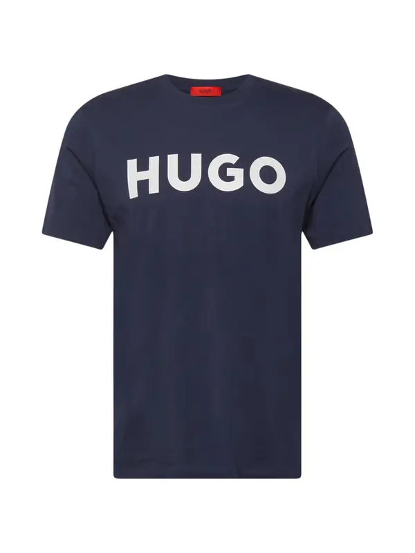 HUGO HUGO Majica 'Dulivio'  tamno plava / bijela