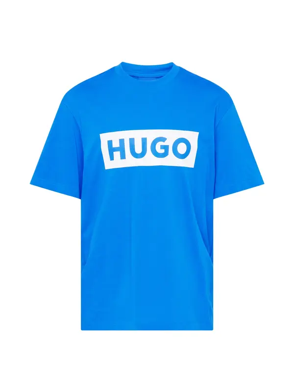 HUGO HUGO Majica 'Nico'  azur / bijela