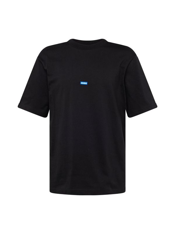 HUGO HUGO Majica 'Nieros'  svijetloplava / crna / bijela