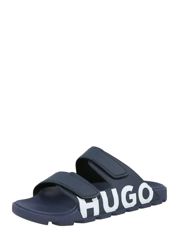 HUGO HUGO Natikače s potpeticom 'Evander'  tamno plava / bijela