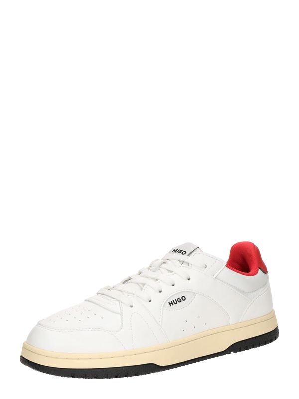 HUGO HUGO Niske tenisice  crvena / crna / bijela