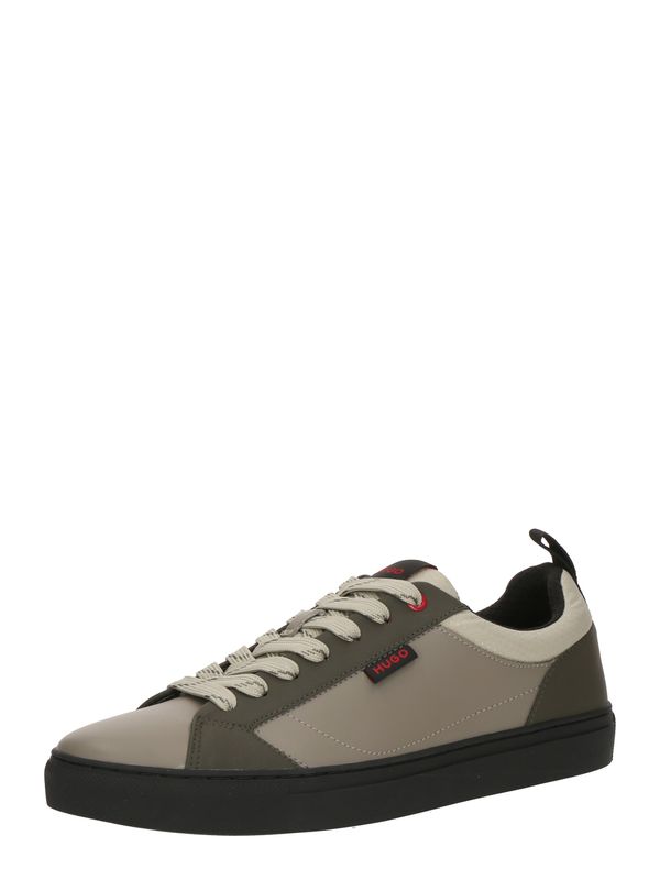HUGO HUGO Niske tenisice 'Morrie'  ecru/prljavo bijela / smeđa / brokat