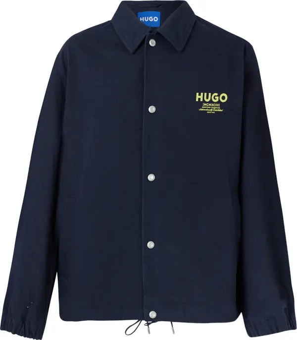 HUGO HUGO Prijelazna jakna 'Biyo'  boja pijeska / mornarsko plava