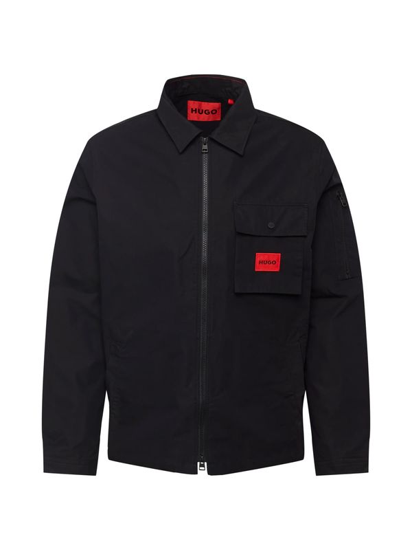 HUGO HUGO Prijelazna jakna  crvena / crna