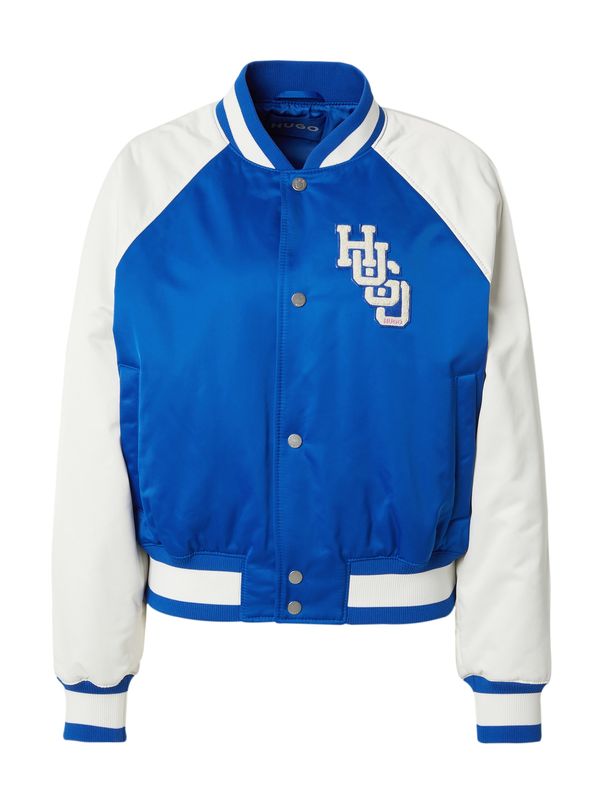 HUGO HUGO Prijelazna jakna 'Fabuckly'  kobalt plava / bijela