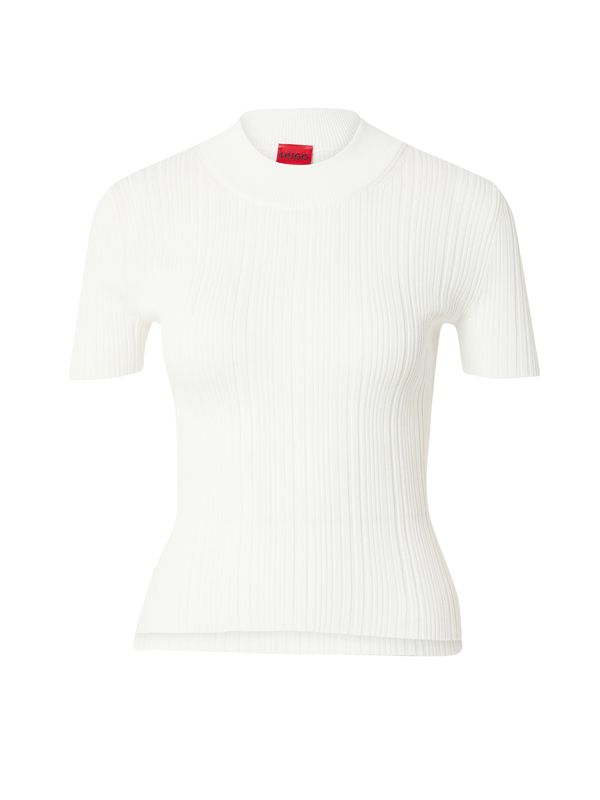 HUGO HUGO Pulover 'Sarpharim'  bijela