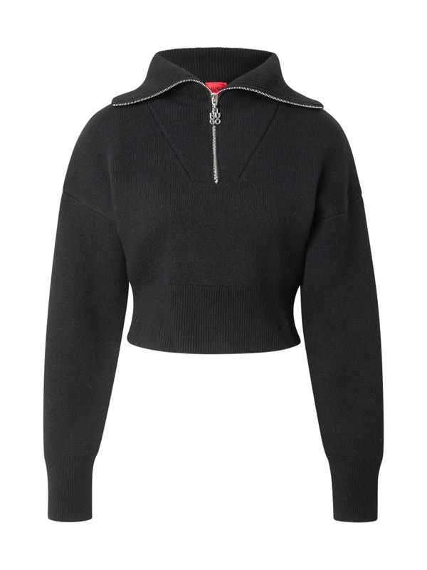 HUGO HUGO Pulover 'Sheveni'  crna