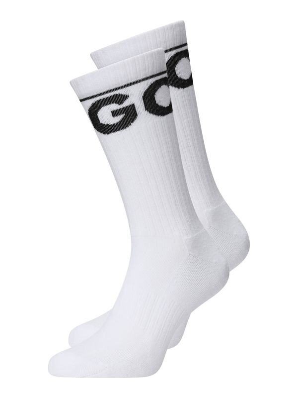 HUGO Red HUGO Red Čarape 'ICONIC'  crna / bijela