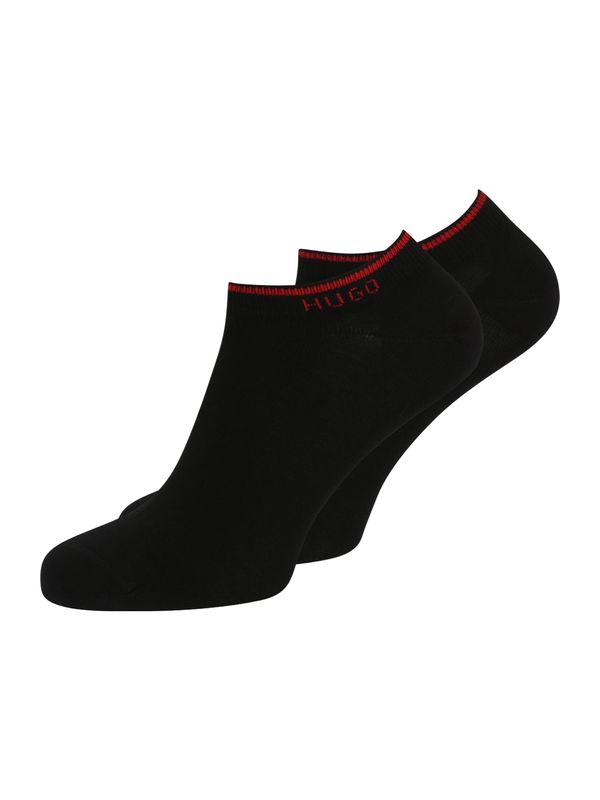 HUGO Red HUGO Red Čarape  vatreno crvena / crna