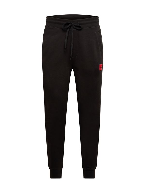 HUGO Red HUGO Red Hlače 'Doak'  svijetlocrvena / crna