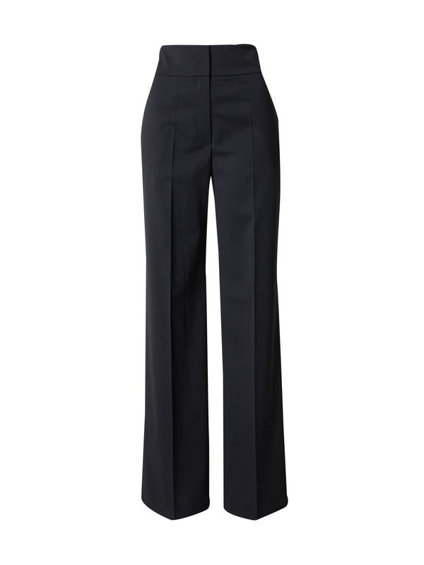 HUGO Red HUGO Red Hlače na crtu 'Himia'  crna