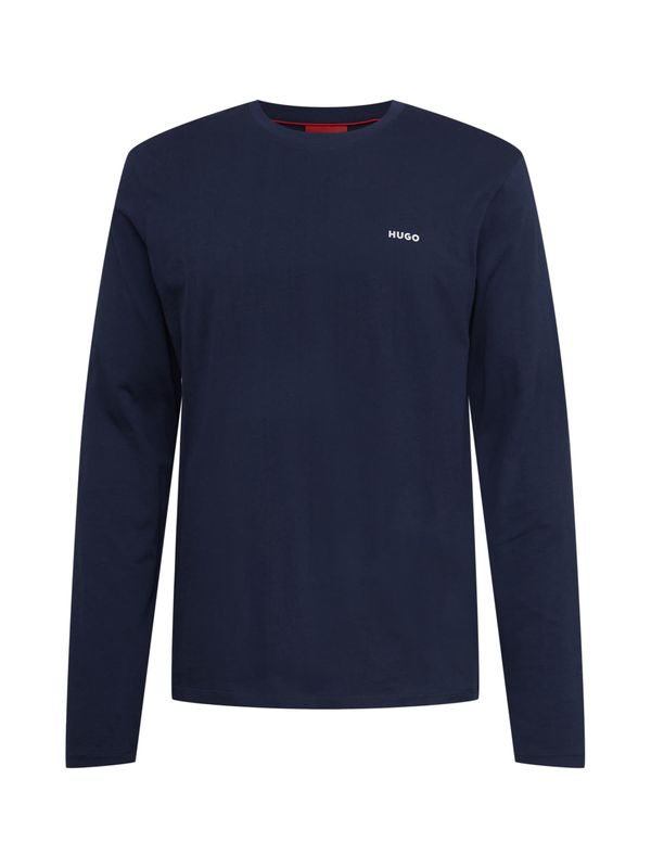 HUGO Red HUGO Red Majica 'Derol 222'  noćno plava / bijela