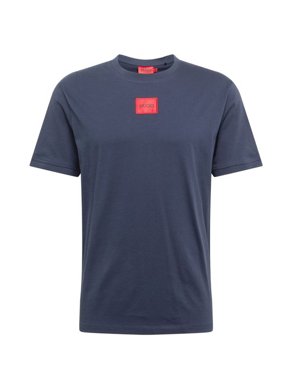 HUGO Red HUGO Red Majica 'Diragolino212'  morsko plava / crvena