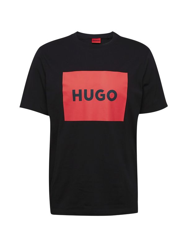 HUGO Red HUGO Red Majica 'Dulive222'  svijetlocrvena / crna