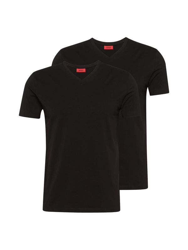 HUGO Red HUGO Red Majica 'HUGO-V'  crna