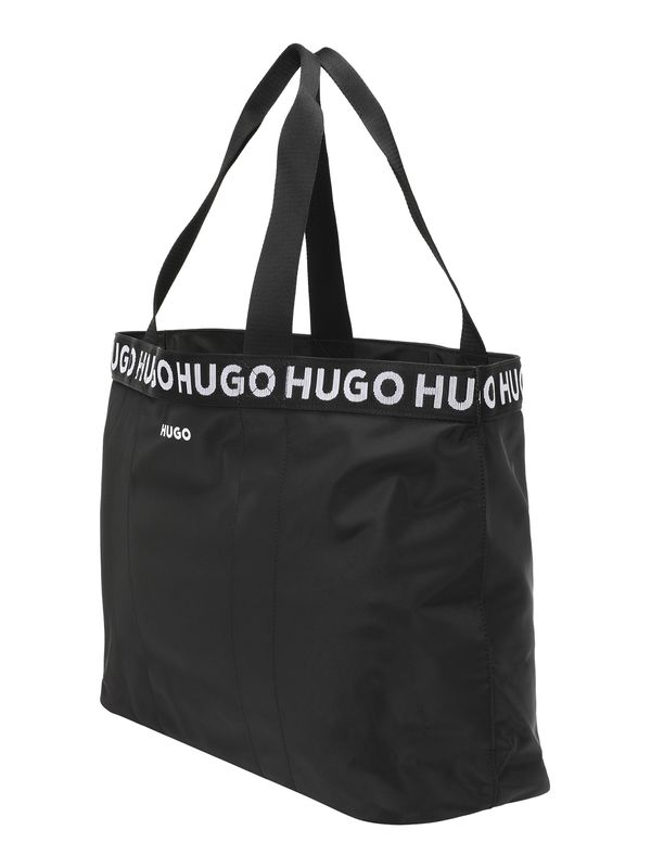 HUGO Red HUGO Red Shopper torba 'Becky'  crna / bijela