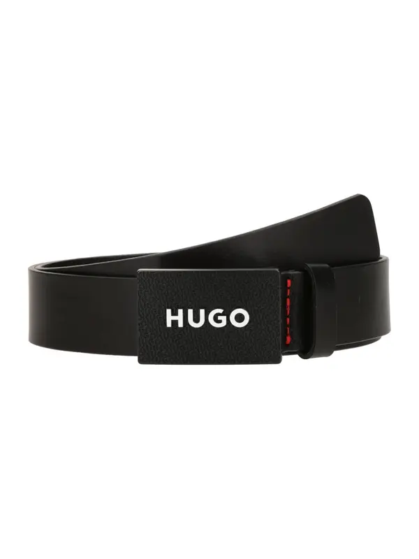 HUGO HUGO Remen 'Gilao-Z'  crna / prljavo bijela