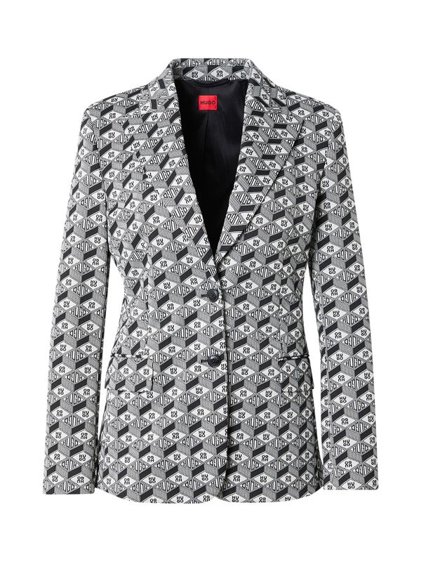HUGO HUGO Sako 'Aubea'  crna / bijela