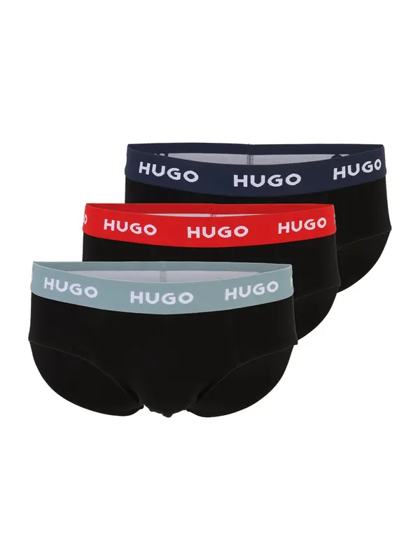 HUGO HUGO Slip  mornarsko plava / antracit siva / menta / crvena