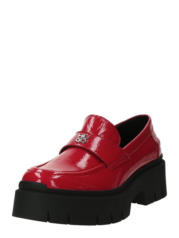 HUGO HUGO Slip On cipele 'Kris'  krvavo crvena