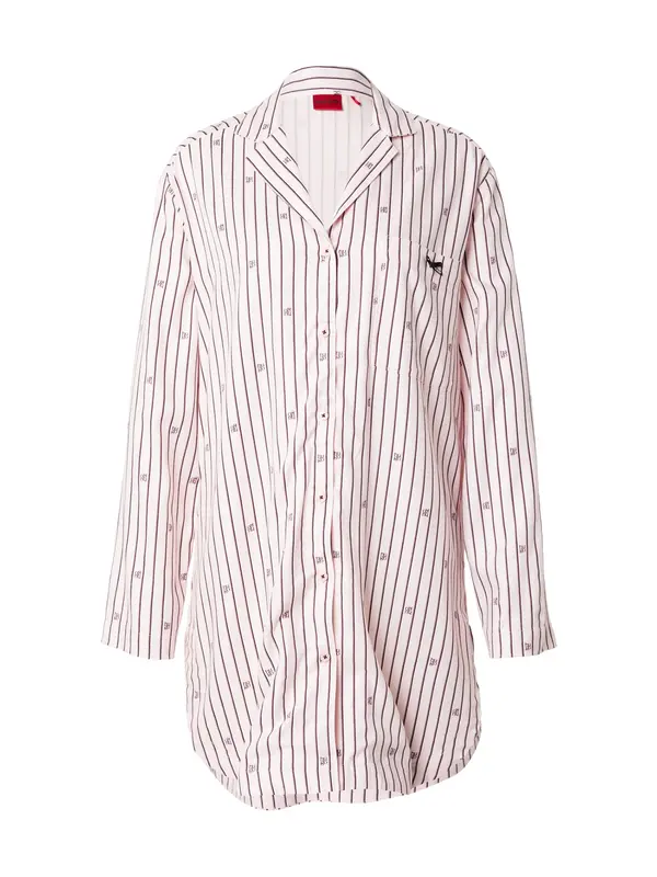 HUGO HUGO Spavaćica košulja 'SARTORIAL'  patlidžan / lila / rosé