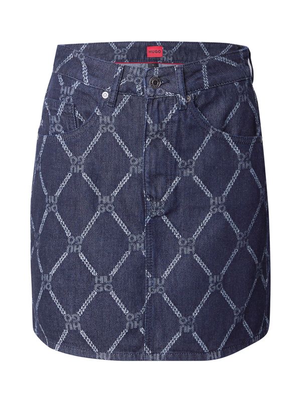 HUGO HUGO Suknja 'Gebisi'  mornarsko plava / pastelno plava