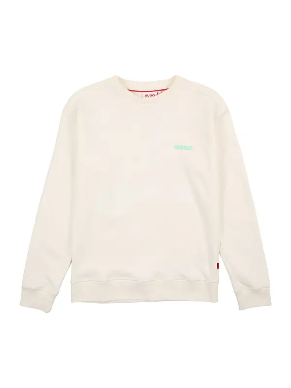HUGO HUGO Sweater majica  bež / akvamarin / limun žuta / prljavo bijela