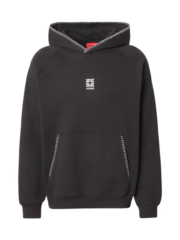 HUGO HUGO Sweater majica 'Darohood'  crna