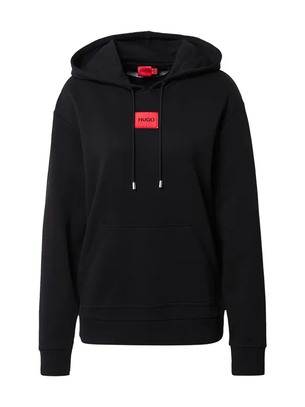 HUGO HUGO Sweater majica 'Dasara'  lubenica roza / crna