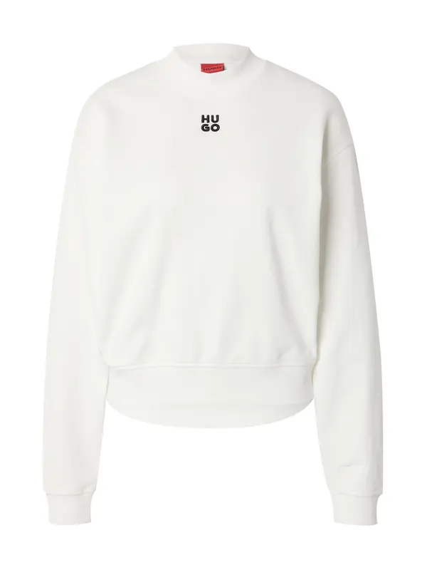 HUGO HUGO Sweater majica 'Daxandria'  crna / bijela