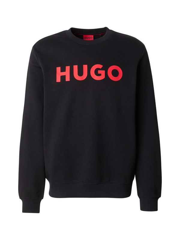 HUGO HUGO Sweater majica 'Dem'  crvena / crna