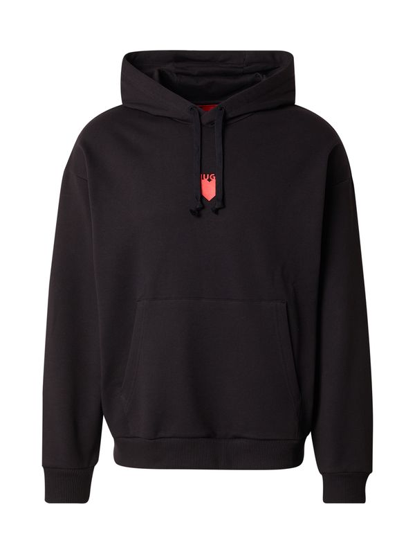 HUGO HUGO Sweater majica 'Dewgili'  crvena / crna