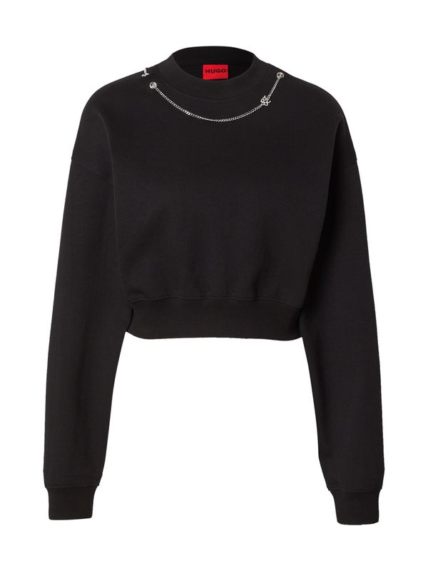 HUGO HUGO Sweater majica 'Dewita'  crna