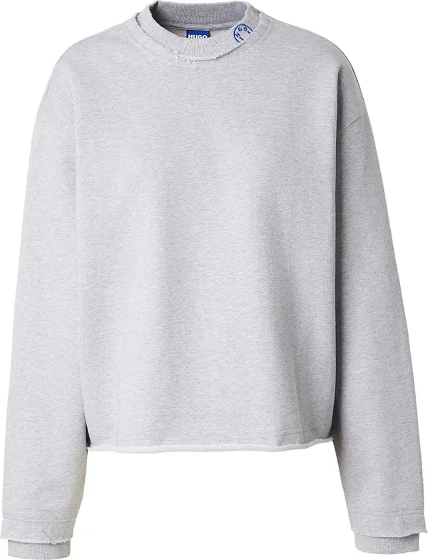 HUGO HUGO Sweater majica 'Dismudge_B'  siva