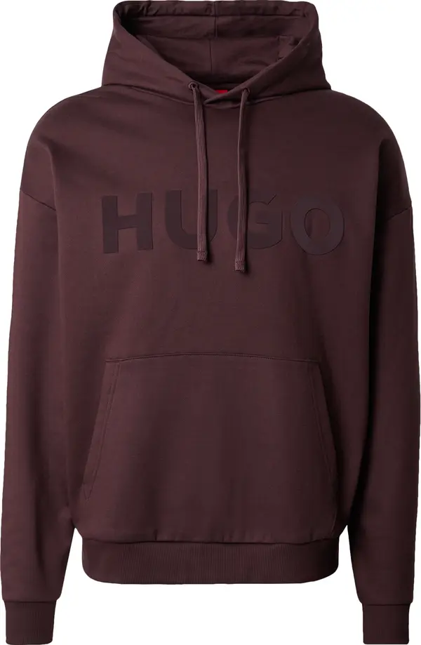 HUGO HUGO Sweater majica 'Ditchle'  čokolada / antracit siva