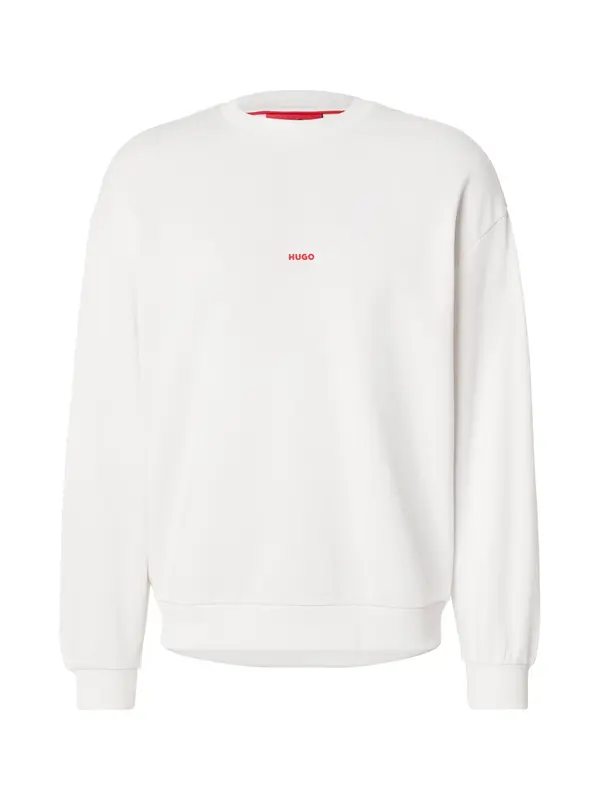 HUGO HUGO Sweater majica 'Dubraxo'  bež / crvena / crna