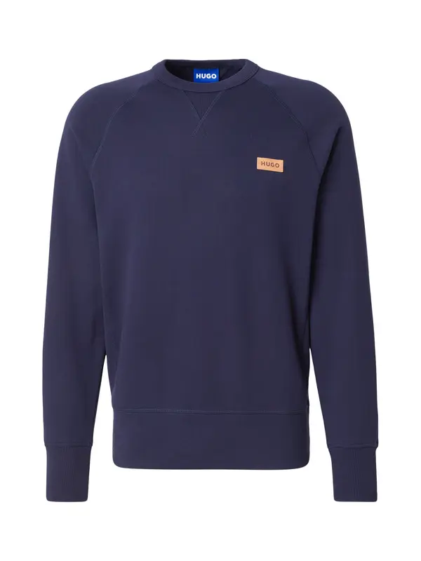 HUGO HUGO Sweater majica 'Nevacrew'  morsko plava