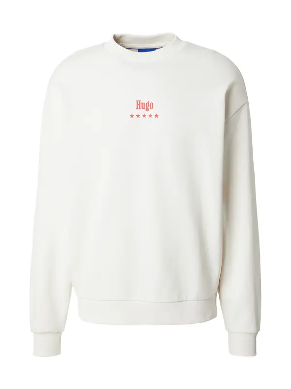 HUGO HUGO Sweater majica 'Nucavex'  kraljevsko plava / crvena / bijela