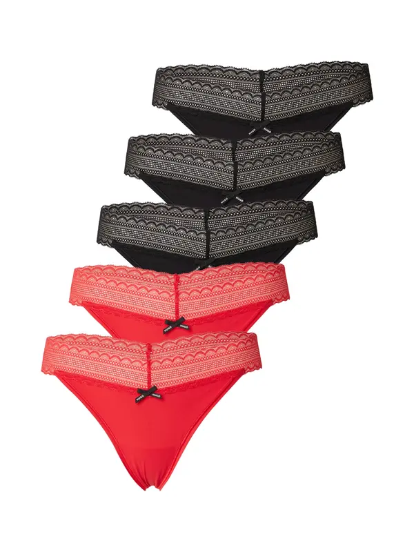 HUGO HUGO Tanga gaćice  crvena / crna